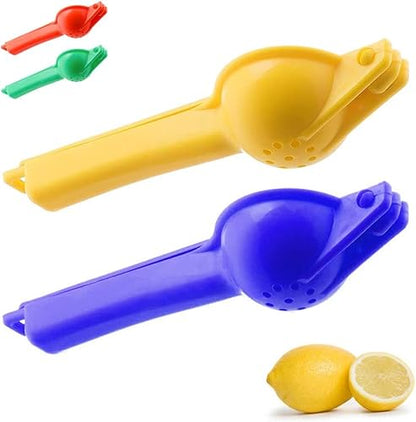 Plastic Lemon Squeezer Fruit Juicer – Manual Citrus Squeezer for Kitchen