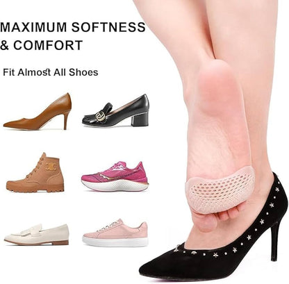 Silicone Forefoot Pads – Soft Gel Cushion Inserts for Pain Relief & Comfort