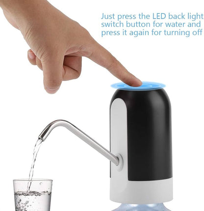 Portable Electric Water Dispenser | USB Rechargeable Automatic Bottle Pump | With 20-Day Money Back Guarantee |