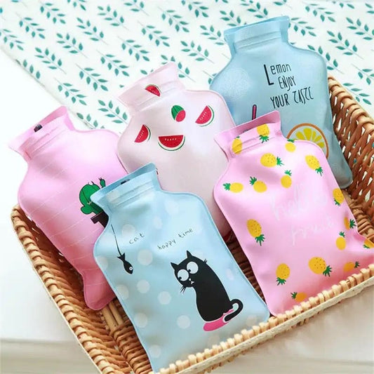 3Pcs Mini Water Heat Bags – Reusable Portable Hot Water Bottles for Pain Relief & Warmth