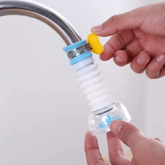 360° Rotating Fan Faucet Clip – Adjustable Water-Saving Tap Attachment for Kitchen & Bathroom