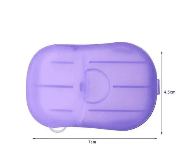 Travel Hand-Washing Soap Paper – Portable Disposable Soap Sheets for On-the-Go Hygiene