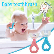 U-Shaped Silicone Baby Toothbrush – Soft 360° Kids Toothbrush for Toddlers & Infants