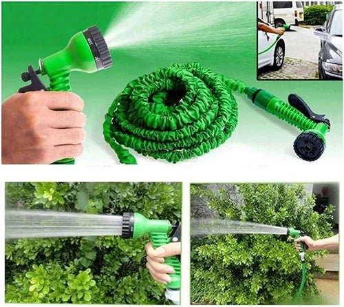Flexible Expandable Magic Hose Pipe 50FT – High Pressure Garden Water Hose with Spray Nozzle | Now Rs. 1,799 With 20 Days Money Back Guarantee