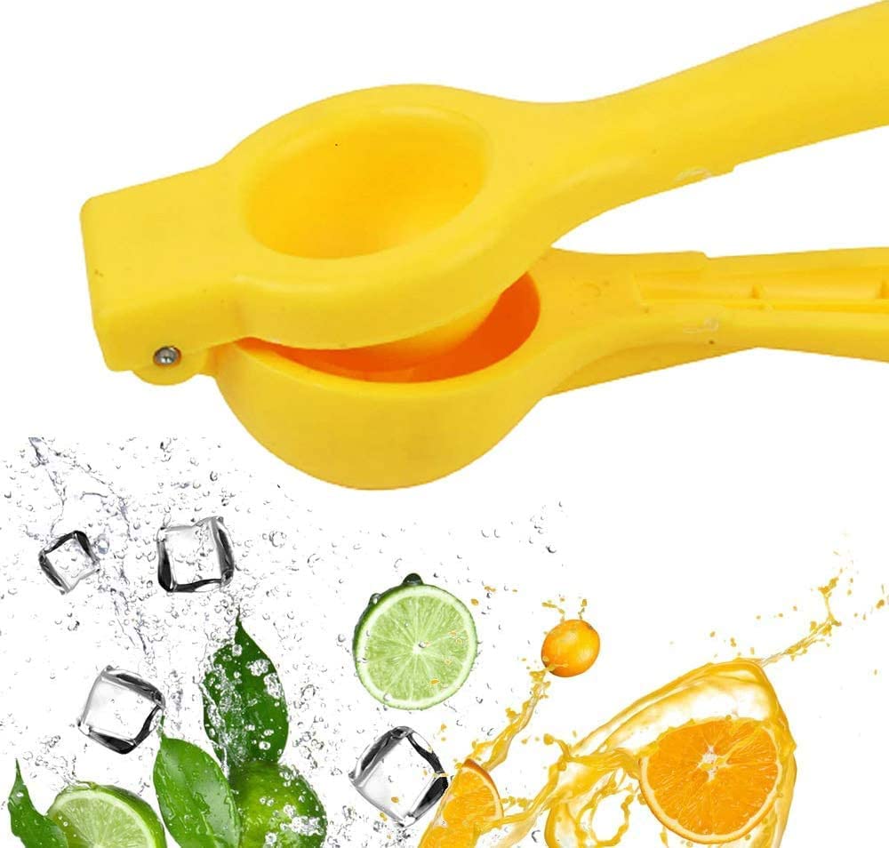Plastic Lemon Squeezer Fruit Juicer – Manual Citrus Squeezer for Kitchen