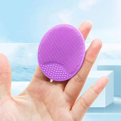 Soft Silicone Face Cleansing Brush – Gentle Exfoliating Facial Cleanser Tool