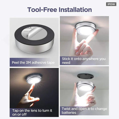 LED Under Cabinet Light – Rechargeable Motion Sensor Closet & Kitchen Lighting