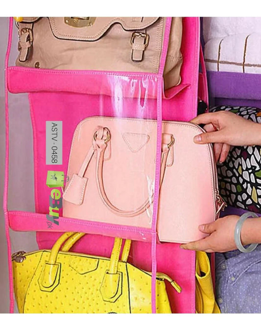 6 Pocket Bag Organizer – Compact Handbag Insert for Storage & Easy Access