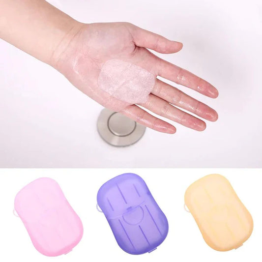 Travel Hand-Washing Soap Paper – Portable Disposable Soap Sheets for On-the-Go Hygiene