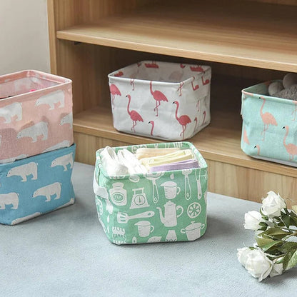Foldable Storage Organizing Basket – Space Saving Clothes & Home Organizer