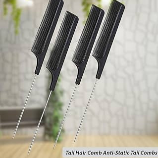 2PC Fine Teeth Tail Comb Set – Professional Styling & Hair Sectioning Combs for Salon & Home Use