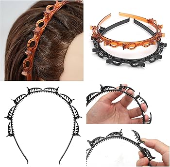 Hair Twister Headband with 8 Small Clips | Quick & Stylish Hair Styling Accessory | With 20-Day Money Back Guarantee