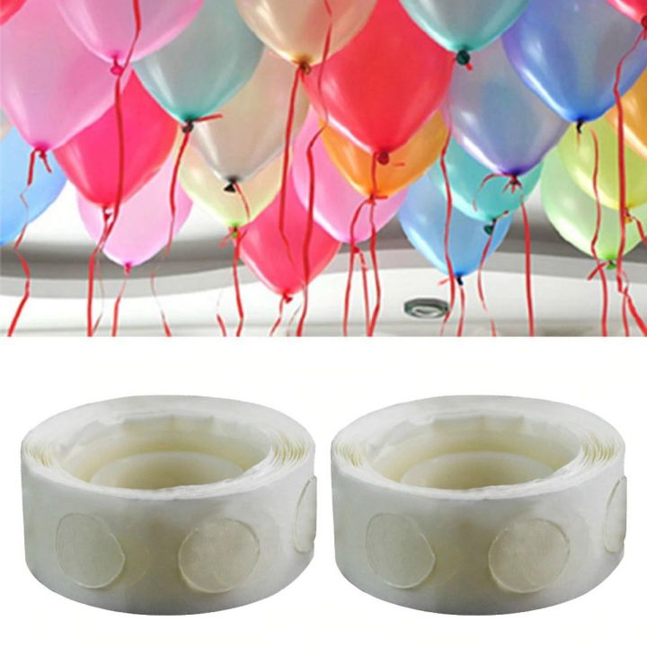 100Pcs Adhesive Double-Sided Balloon Glue Dots – Invisible Stickers for Balloon Decoration & Party Setup