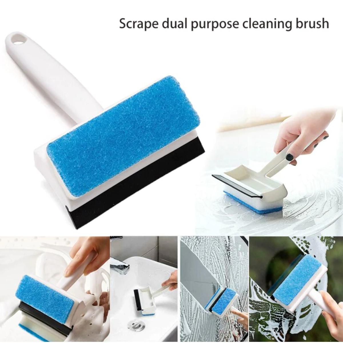 Window Wiper 2 in 1 Multi-Purpose Glass Cleaning Squeegee – Perfect for Shower Doors & Windows