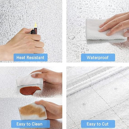 Aluminium Foil Sticker Silver | Waterproof, Oil-Proof Kitchen Shelf & Wall Protector | With 20-Day Money Back Guarantee