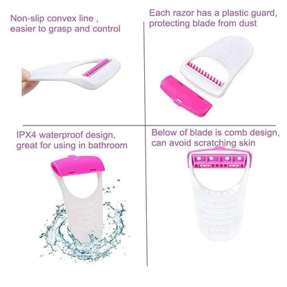 6 Pcs Ladies Shaver – Women’s & Girls Hair Removal Razors