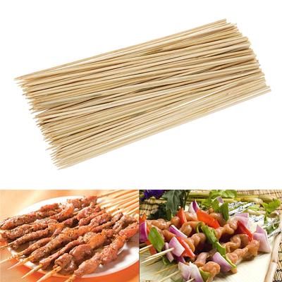 Wooden Skewers Sticks BBQ – Safe & Durable Bamboo Sticks for Grilling and Cooking