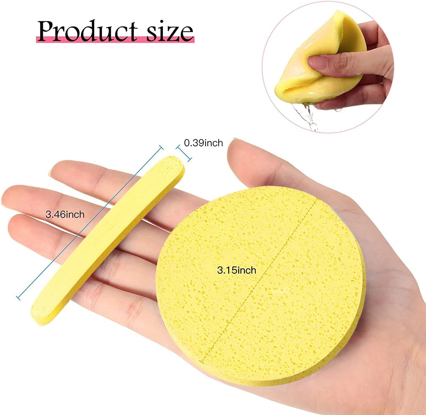 2Pcs Makeup Sponge Compression Bar Puff – Soft Foundation Beauty Blender