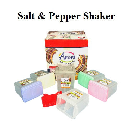 2-in-1 Salt & Pepper Shaker – Dual Spice Dispenser for Kitchen & Dining Table