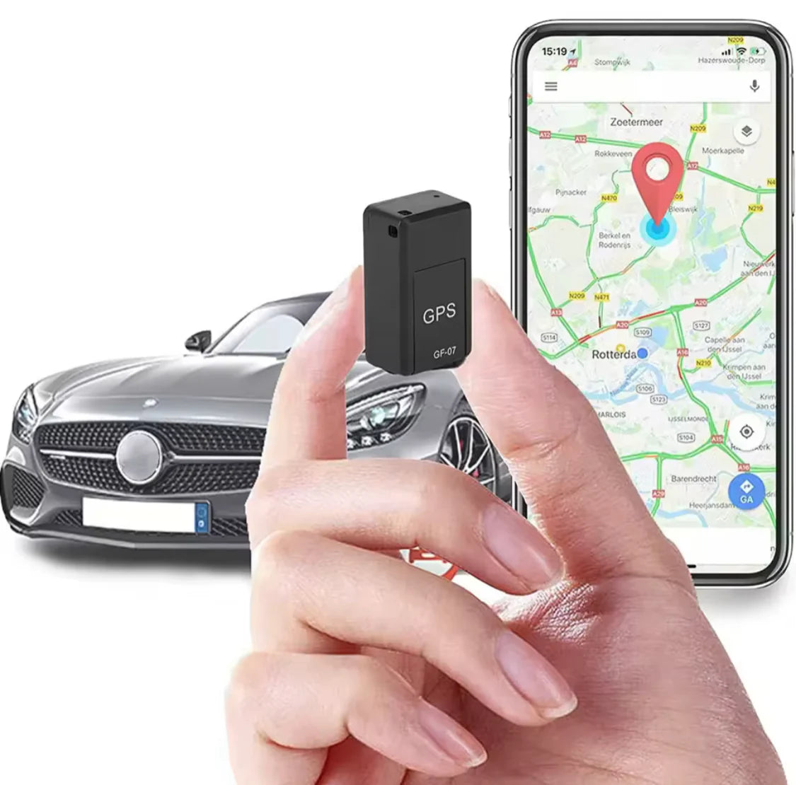 Mini Magnatic GPS Tracker for Vehicles | Real-Time Car & Bike Location | With 20 Days Money Back Guarantee