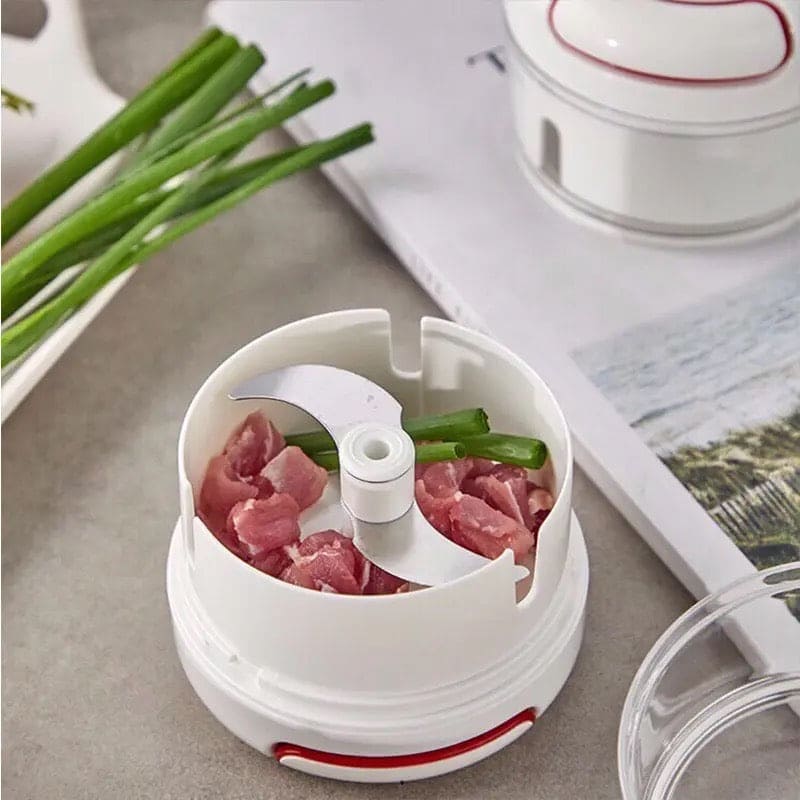 Mini Vegetable Chopper – Manual Food Chopper for Onions, Garlic & Vegetables