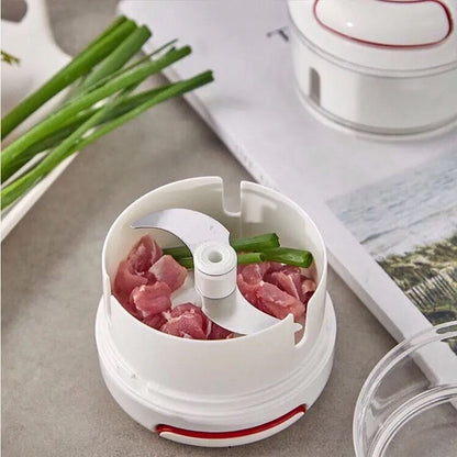 Mini Vegetable Chopper – Manual Food Chopper for Onions, Garlic & Vegetables