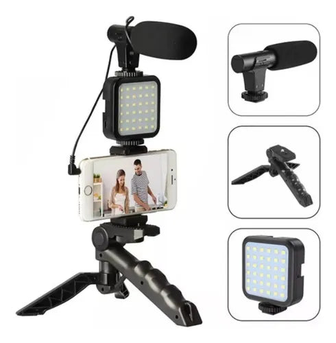 Professional Vlogging Smart Kit for Smartphones | Complete Mobile Video Recording Setup | With 20-Day Money Back Guarantee