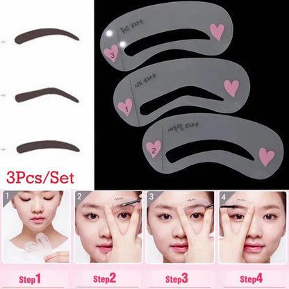 Eyebrow Stencils Styles – Reusable Eyebrow Drawing Guide Shaper