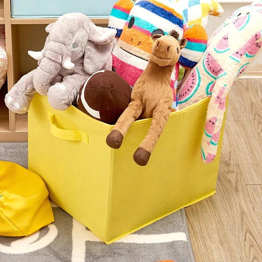 Fabric Cube Unit Home Storage Box – Foldable Organizer for Clothes, Toys & Office