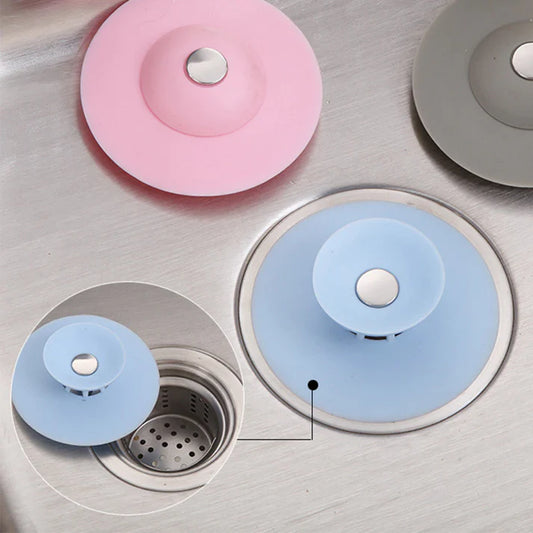 Silicone Basin Stopper – Universal Sink Plug & Drain Cover for Kitchen & Bathroom