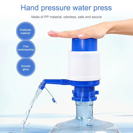 Manual Water Pump Dispenser – Hand Press Bottle Pump for 19L Water Bottles