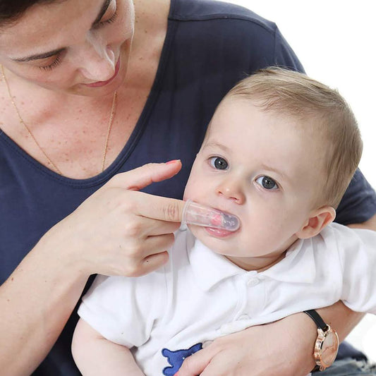 Baby Finger Silicone Toothbrush – Soft Infant Teether & Gum Massager for Oral Care