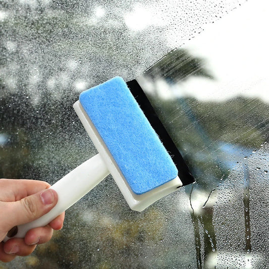 Window Wiper 2 in 1 Multi-Purpose Glass Cleaning Squeegee – Perfect for Shower Doors & Windows
