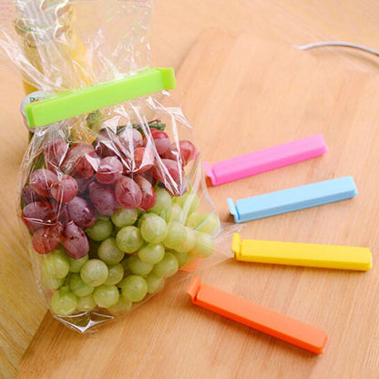 12Pcs Food Snack Storage Sealing Bag Clips – Reusable Kitchen Clips for Freshness