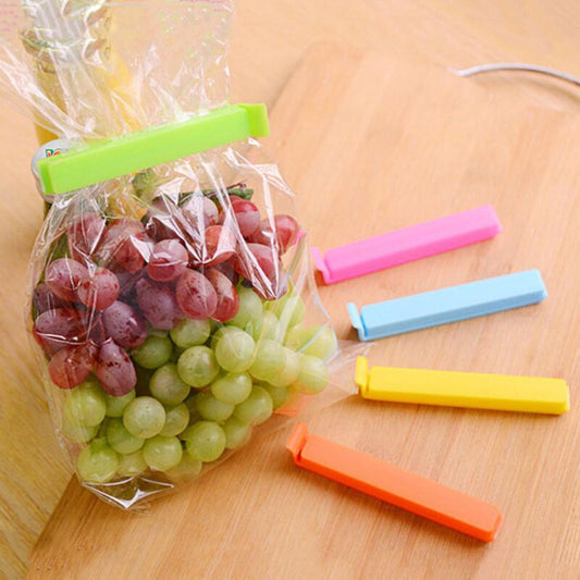 12Pcs Food Snack Storage Sealing Bag Clips – Reusable Kitchen Clips for Freshness