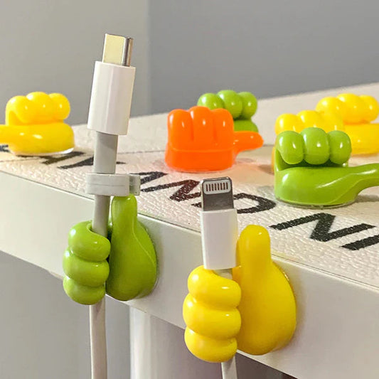 2Pcs Self Adhesive Wall Thumb Hook – Random Color Decorative Wall Hooks