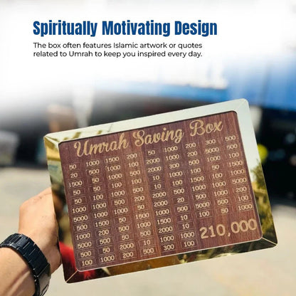 2Pcs Umrah Saving Box – Secure Money Storage for 210,000 Amount Each