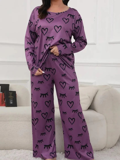 PURPLE SLEEPY LOVE WOMEN NIGHT DRESS