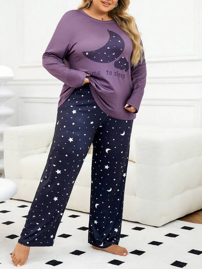 PURPLE TIME TO SLEEP WOMEN NIGHT WARE