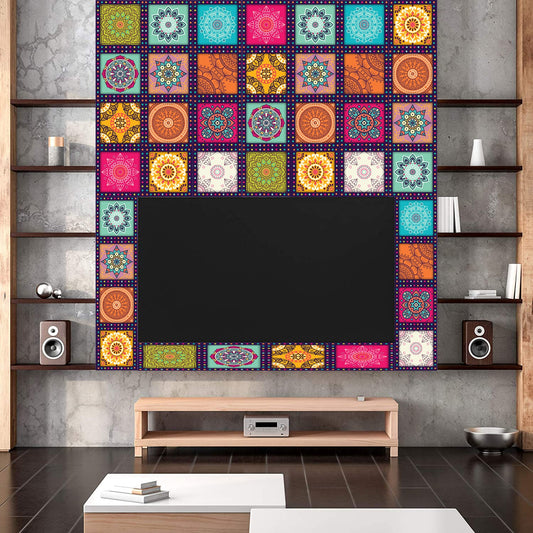 50Pcs Self Adhesive Wall Tile Stickers for Home Decor – Waterproof Kitchen & Bathroom Tiles