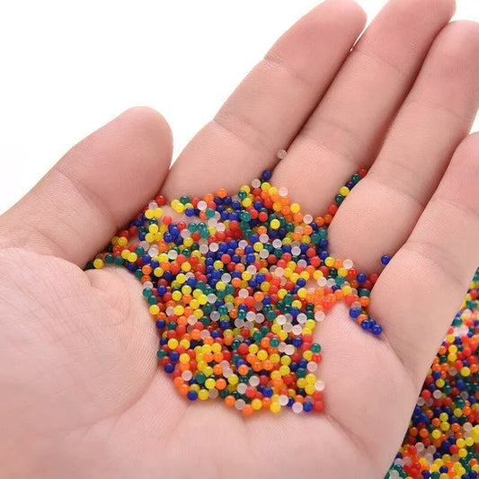 1000 Pcs Colorful Orbeez Water Beads – Non-Toxic Sensory Toy for Kids, Decor & Plants