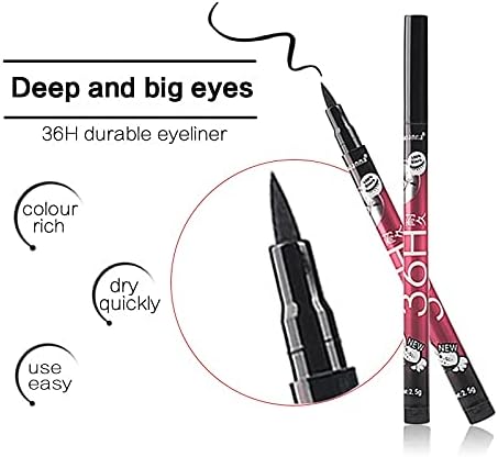 36H Liquid Black Pencil Waterproof Eyeliner – Long-Lasting, Smudge-Proof Eye Makeup