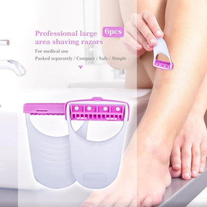6 Pcs Ladies Shaver – Women’s & Girls Hair Removal Razors