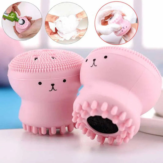 Octopus Shape Silicone Sponge – Multi-Purpose Kitchen & Dishwashing Scrubber