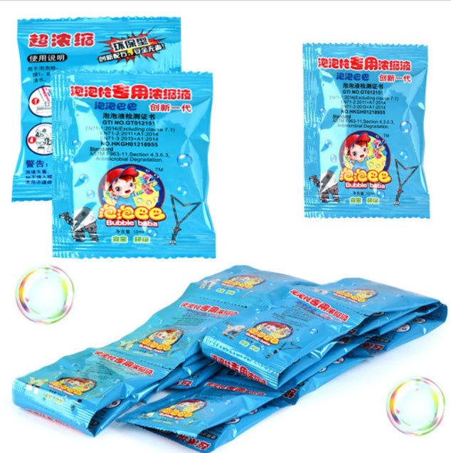 3Pcs Bubble Gun Liquid – Bubble Solution for Kids’ Bubble Toys