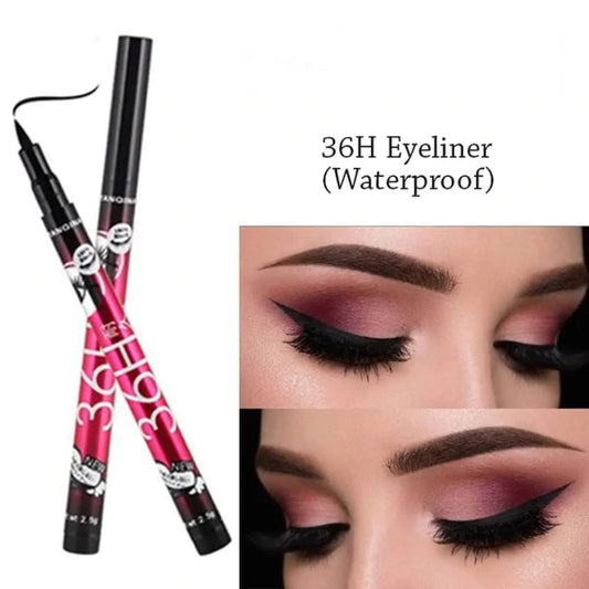 36H Liquid Black Pencil Waterproof Eyeliner – Long-Lasting, Smudge-Proof Eye Makeup