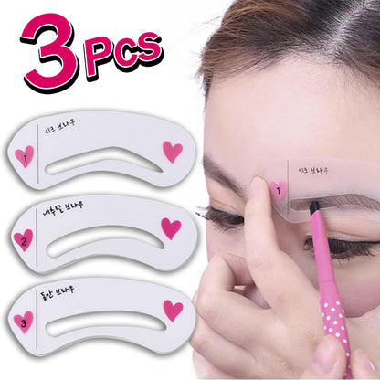 Eyebrow Stencils Styles – Reusable Eyebrow Drawing Guide Shaper