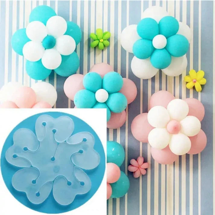 6Pcs Flower Shape Balloon Clip – Reusable Balloon Holder for Party Decorations