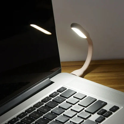 1Pc Flexible Mini USB LED Light Lamp for Laptop – Portable & Adjustable Keyboard Light