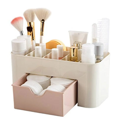 1Pcs Multifunctional Cosmetic Storage Box with Single Drawer – Makeup Organizer